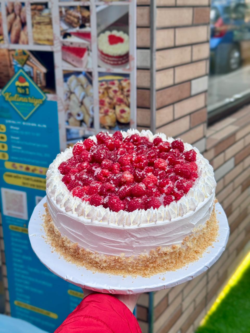 Moruqlu-qaymaqlı - Tort sifarişi