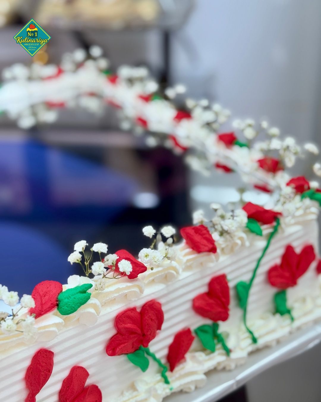 Güzgülü tort - Tort sifarişi