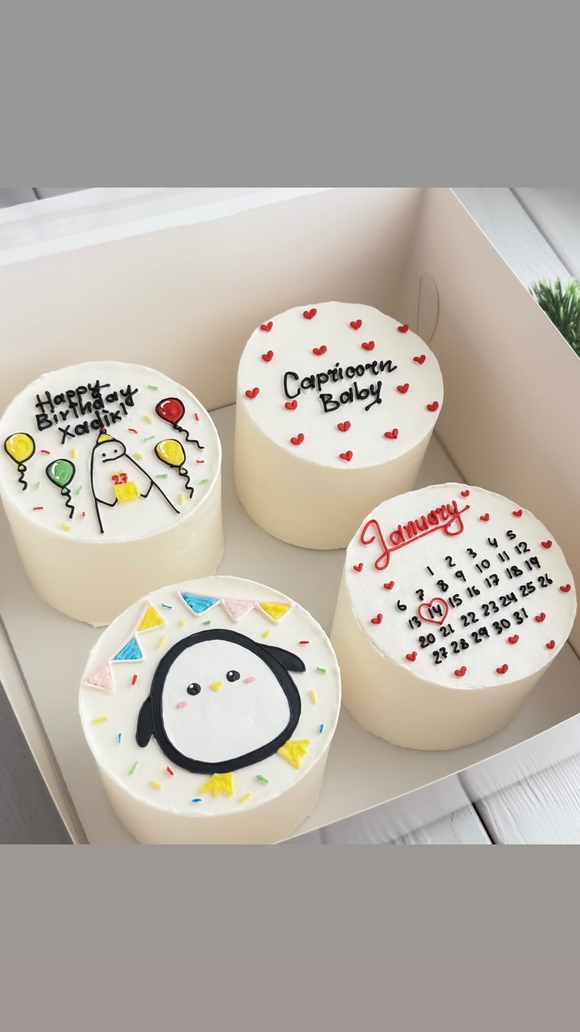 Bento tort Happy Birthday 4-X - Tort sifarişi