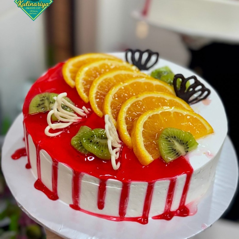 Meyvəli tort - Tort sifarişi