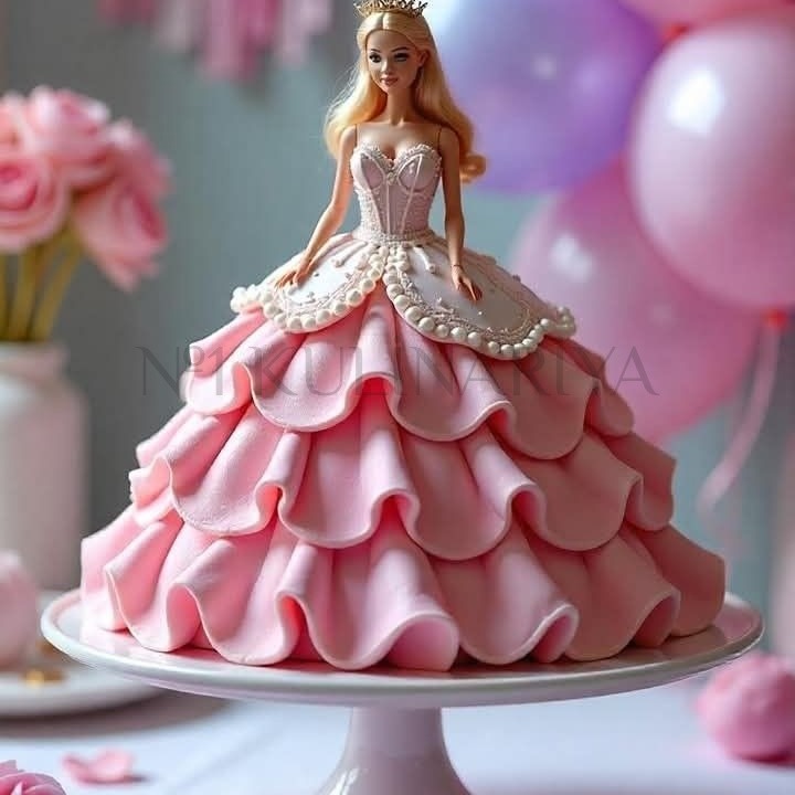 Barbie tortu - Tort sifarişi